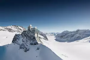 The Jungfraujoch offers views of Europe The Jungfraujoch offers views of Europe