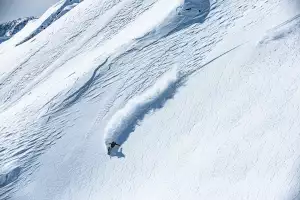 Carving up a roostertail Carving up a roostertail