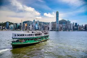 The Star Ferry on Victoria Harbour The Star Ferry on Victoria Harbour