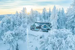 A glass igloo in Finland A glass igloo in Finland