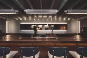 Inside Above Board cocktail bar Inside Above Board cocktail bar