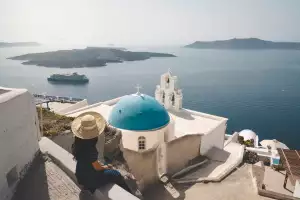 The Celebrity Apex in Santorini