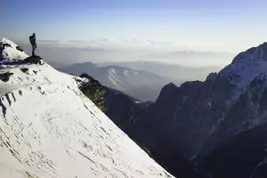 The range crowned by Mount Gjeravica is known as the Accursed Mountains