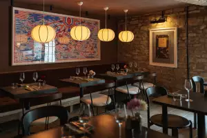 The interiors at Vincent