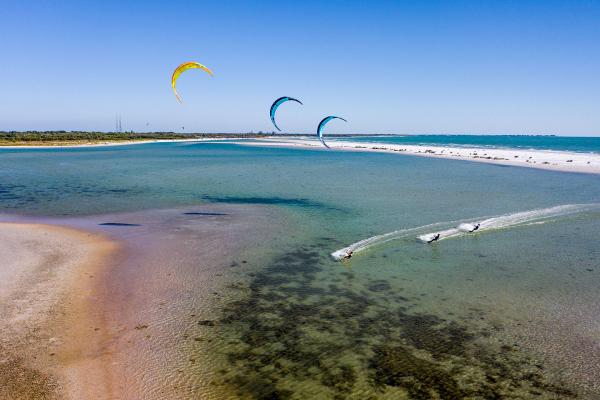 KITEBOARDING FORT DESOTO NORTH BEACH ST PETERSBURG