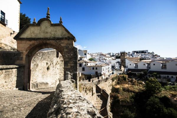 White Villages to the ocean in Andalucia, Spain White Villages to the ocean in Andalucia, Spain