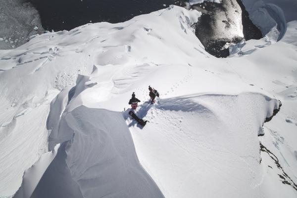 Climbing a peak in Antartica Climbing a peak in Antartica