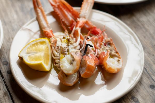 Grilled Langoustines with new season two fields olive oil at Hearth Grilled Langoustines with new season two fields olive oil at Hearth
