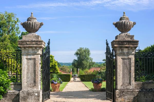 The hotel grounds