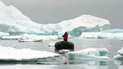 Antarctica-Experience-Day-10-Zodiac-Falling-Snow