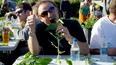Nettle Eating world championships in Dorset