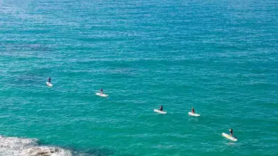 Standup paddleboarding in Cornwall