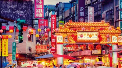 Night market Taipei Taiwan