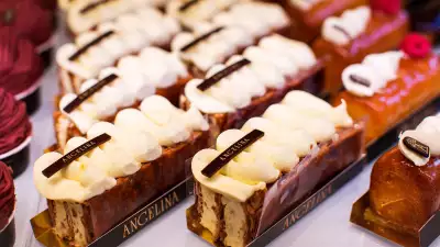 Angelina pastries in Paris, France
