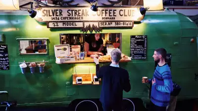 Street food vendors in Copenhagen