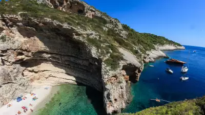 Coastal beach cove, Croatia