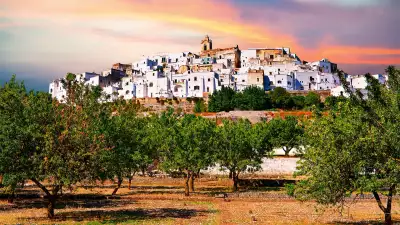 Medieval fortified town of Ostuni, The White Town, Puglia, Italy