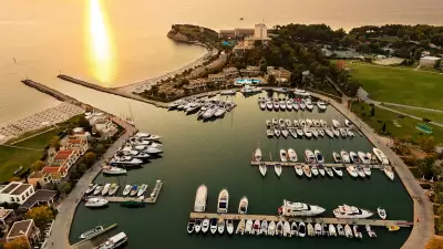 Sunset at Sani Resort in Halkidiki