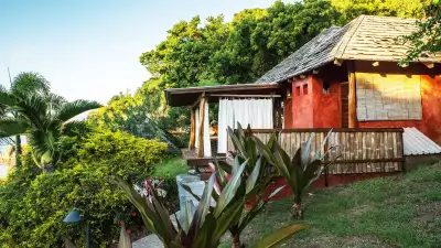 A guesthouse nestled in a forest in Grenada