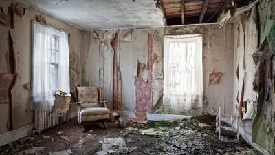 Crumbling inside of Catskill Game Farm