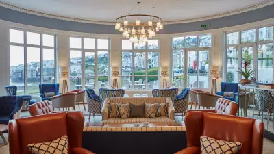 The lounge at the Greenbank Hotel
