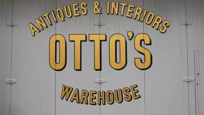 The double doors at Otto's emporium, new bridge street, Exeter
