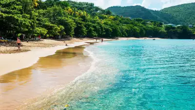 Beach in Bequia, Caribbean