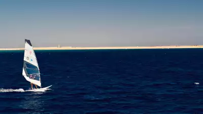 Windsurfing at Soma Bay, Egypt