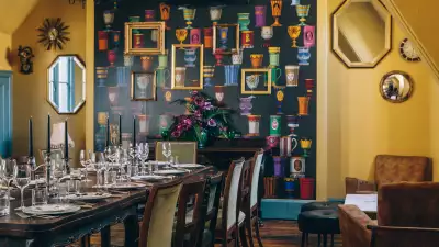 The bar at The Milk Thistle