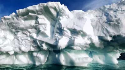An ice shelf in Antarctica