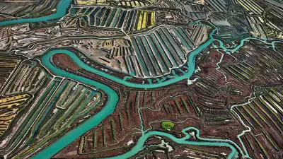 Salt pans in Cadiz, Spain