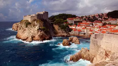 The Adriatic coastal city of Dubrovnik, Croatia