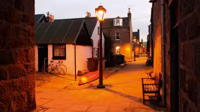 The narrow sheds of Footdee