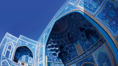 The mosque at Naghsh-i Jahan Square, Isfahan