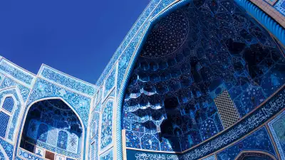 The mosque at Naghsh-i Jahan Square, Isfahan