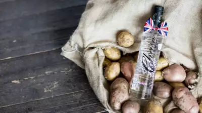 Bottled Chase potato Vodka at their distillery in Hereford
