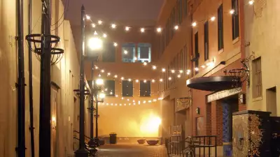 Alleyway in Old Town, Fort Collins, Colorado