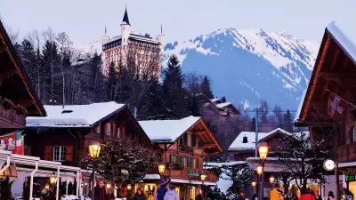 Palace Hotel, Gstaad, Bernese Oberland, Canton of Berne, Switzerland