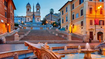 The Spanish Steps in Rome, Italy