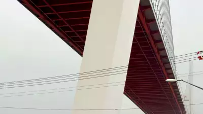 Shanghai flyover, from Gisela Erlacher's Skies of Concrete
