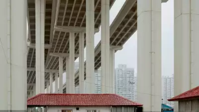 Shanghai flyover, from Gisela Erlacher's Skies of Concrete