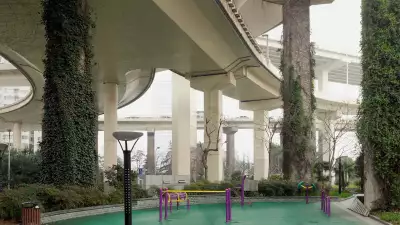 Shanghai flyover, from Gisela Erlacher's Skies of Concrete