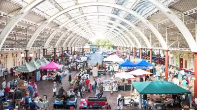 Green Park Station market, Bath Spa