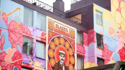 Ulysses street art in Temple Bar, Dublin