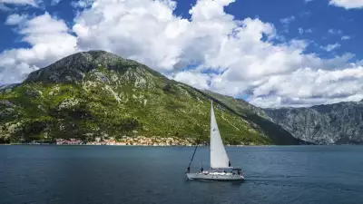 Sailing in Montenegro