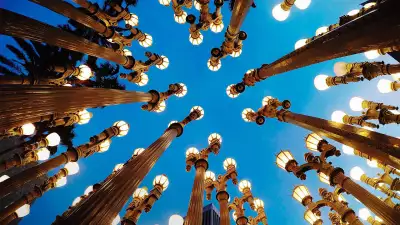 Lamps at LA County Museum of Art