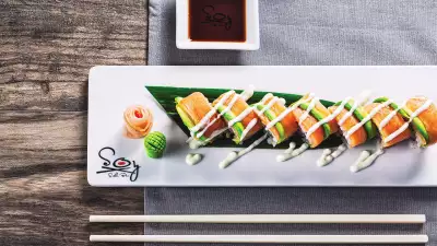Soy sushi at Sandals resorts