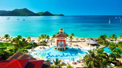 Pool at Sandals Grande St Lucian