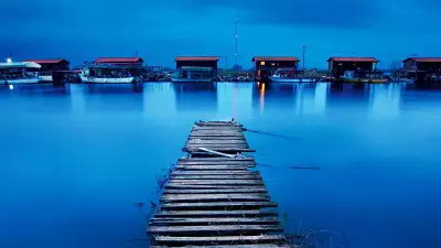 Fisherman's huts Thessaloniki, Greece
