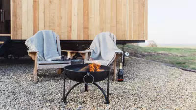 Firepit at Elmley Nature Reserve